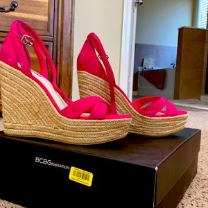 Hot Pink Wedges!!!